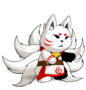 Yokai Fox on Your Back