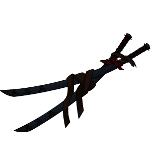Shadow Ronin Dual Katanas Hip