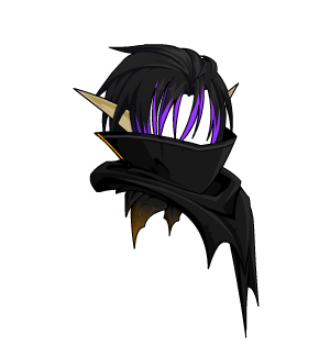Hollowborn Assassin's Hair + Scarf