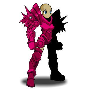 Pink Warrior Armor 10 male