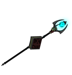 Enchanted Lich's Necronomicon and Staff