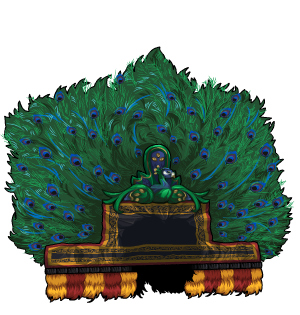 Parade of Peacock Feathers