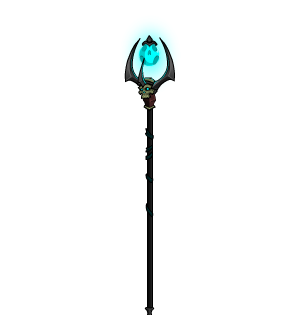 Enchanted Lich's Hex Staff