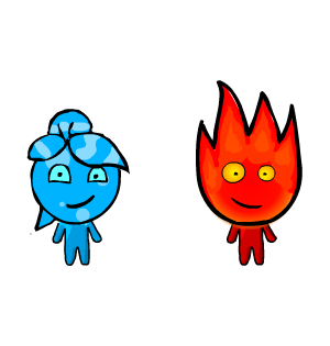Empowered Fire boy and Water Girl Pet