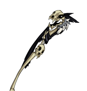 Snow Leopard Skinwalker's Staff
