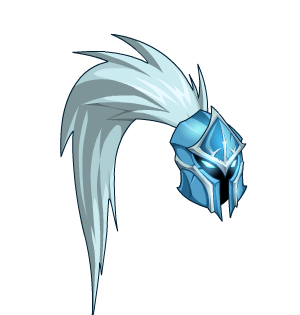 Glacial Envoy's Crested Helm